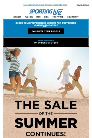 The Sale of the Summer continues!