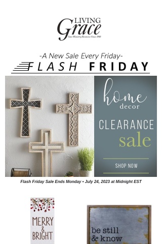 ⚡ Flash Friday Home Decor Clearance Sale