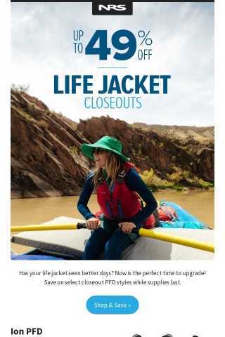 Up To 49% Off Select Life Jackets
