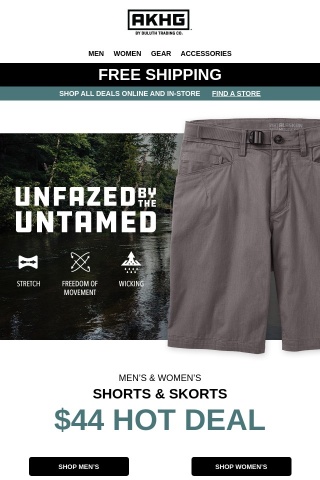 $44 AKHG Shorts For Long Miles On The Trail