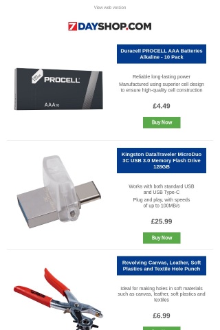 Hey - Duracell Procell Batteries - Multi-packs from £4.49