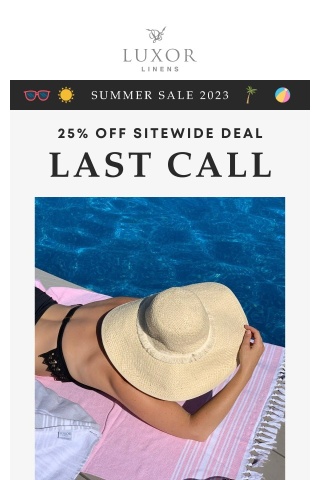 Final Reminder: Summer Sale Savings!