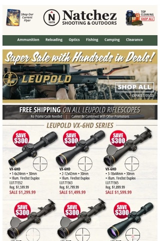 Leupold Super Sale With Hundreds in Deals!