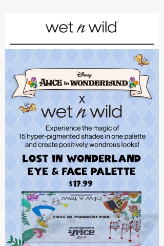 ✨Lost in Wonderland: Unlock the magical Eye & Face Palette✨