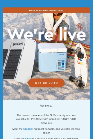 NEW PRODUCT LAUNCH: Meet Chillito and Shield
