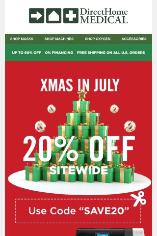 Save 20% Sitewide 🏝️ XMAS JULY SALE!