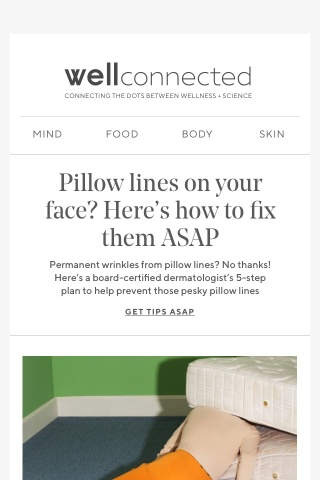 Woke up with pillow lines on your face? Here’s how fix them ASAP