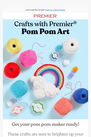 Crafts with Premier: Pom Pom Art