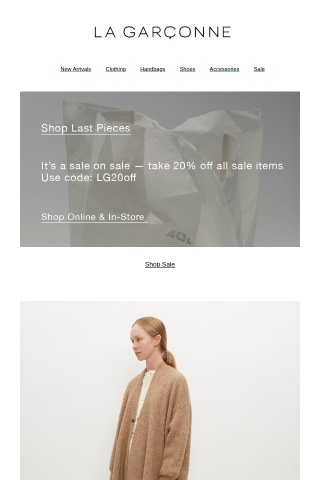 Sale-on-Sale — Take 20% Off All Sale + Night Layers — An Edit