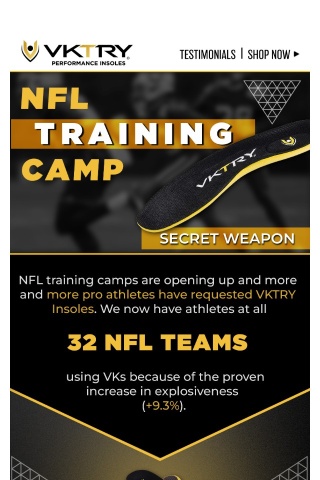 The Secret Weapon in NFL Training Camps