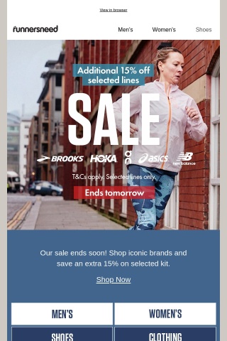 SALE | Additional 15% off ends tomorrow