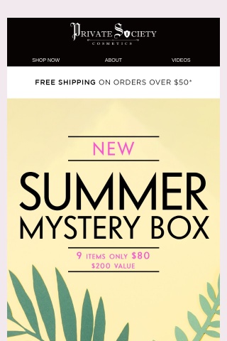 Summer Mystery Box 🎁❓