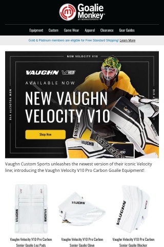 Vaughn V10 Equipment: The Newest Version of the Iconic Velocity Line