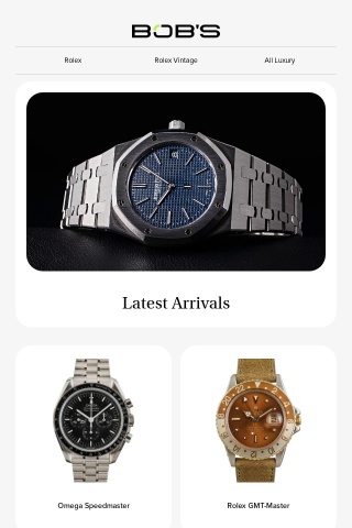 Now Available: Luxury Certified Pre-Owned Watches