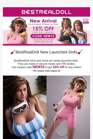 Re: BestRealDoll August 15% Off Everything