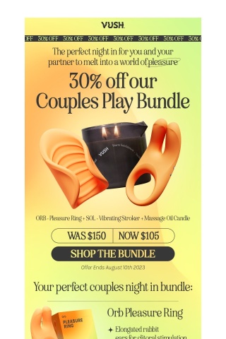 30% off the Couples Play Bundle 🔥