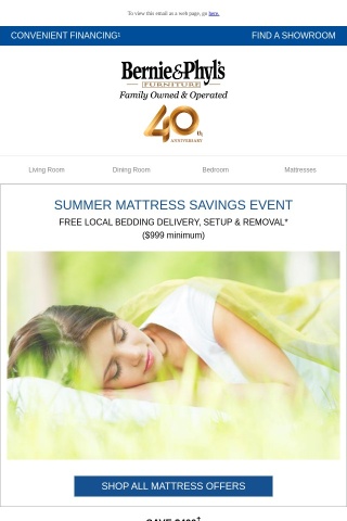 ☀️ Summer Mattress Savings. Sleep Well with Savings up to $400 ☀️