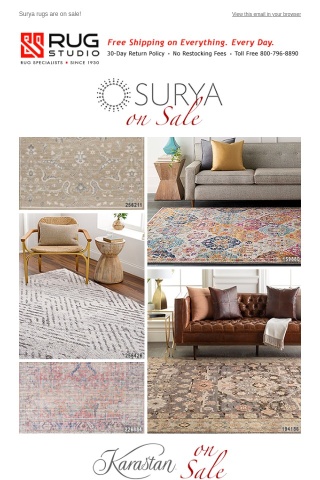 Surya Rugs on Sale, and So Much More