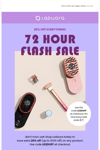 ⌛ Exclusive 72 Hour Flash Sale
