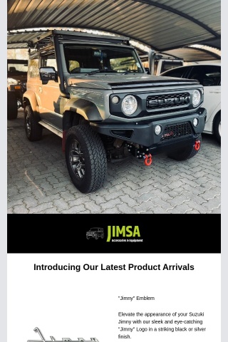 Elevate Your Jimny Adventure with our Irresistible New Accessories!