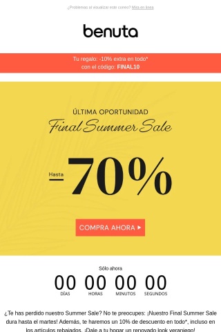 Final Summer Sale: -10% extra 🔥