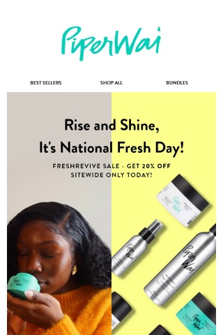 FRESH REVIVE Sale - 20% Off Sitewide!