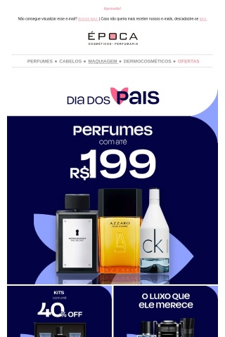 Perfumes de até R$199 para você presentear seu pai ﻿😍