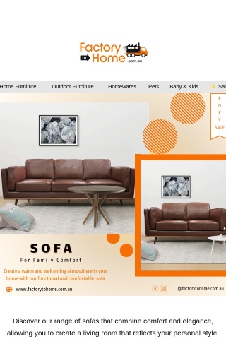 Design your perfect living room with our stylish sofa collection
