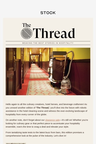 Robots in Hotels, Whiskey Secrets & More: Unravel This Week's Thread!