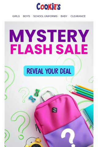 🤫Shhh... The Mystery Sale is Here!