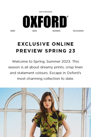 Exclusive Online Preview | Spring 23 Just Landed