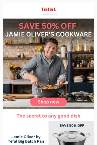 Winter cooking with Jamie Oliver + Your 50% off special offer!