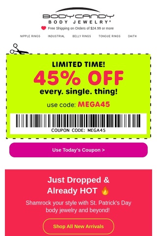 45% OFF Everything ⚠️ Right Now