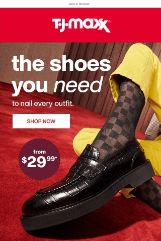 Shoes you ~need~ from $29.99.