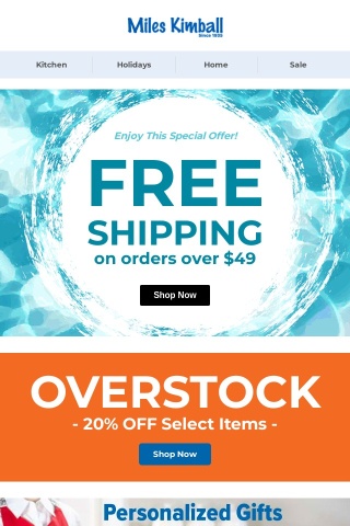 Free Shipping + Overstock Savings