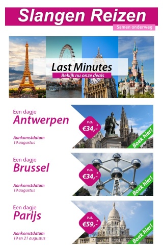 LAST MINUTE🚌| Ga mee naar Parijs, Londen, Praag of Barcelona!