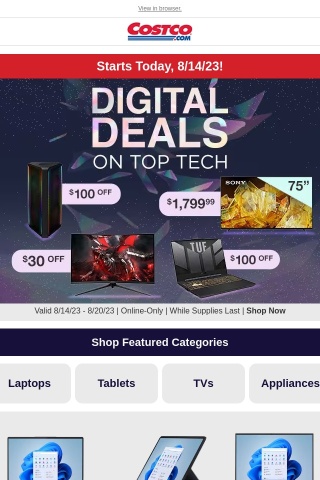 New Digital Deals Start Now!