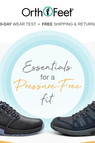 Experience a PRESSURE FREE fit