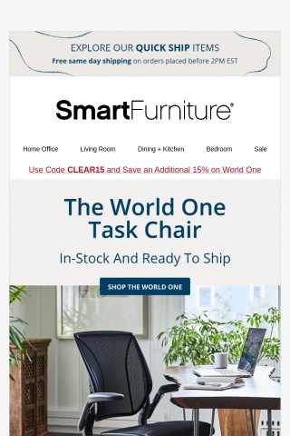 Clearance - World One Chair by Humanscale. Ships Today!