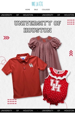 Check Out Our Latest University of Houston Clothing Arrivals!