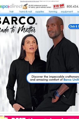 Tim! Get Uniformly Amazing: Barco Uniforms - Where Fashion Meets Function! + $10 Off $100 or more of any of our 80,000+ products!