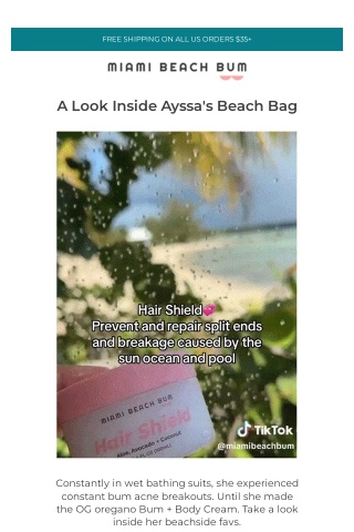 What's in our founder's beach bag? 👀