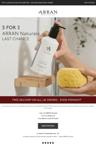 Last Chance 3 for 2 AND Free Delivery