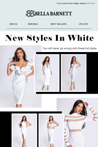 New Styles In White
