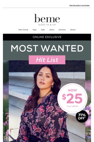 The Most Wanted Hit List NOW $25!