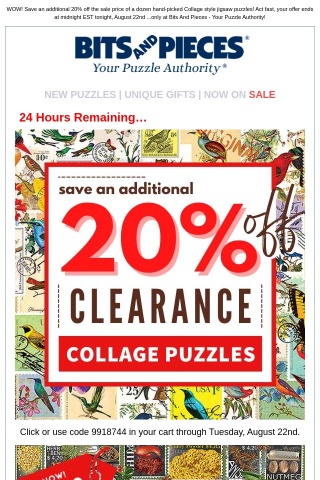 Save On Clearance Collage Puzzles TODAY
