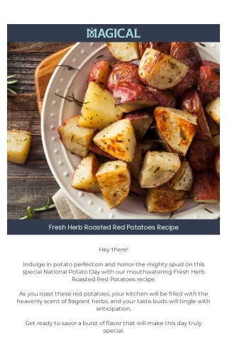 Fresh Herb Roasted Red Potatoes Recipe🥔