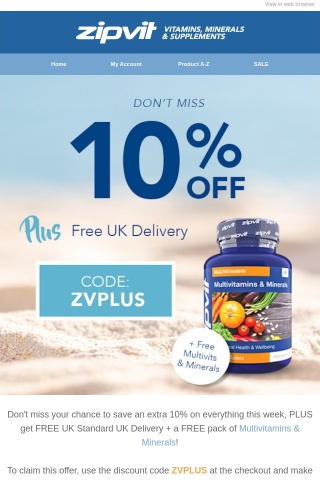 Hurry! Don't miss 10% off, free UK delivery PLUS a free gift 🎉