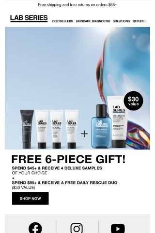 Don't Miss Out! FREE 6-Piece Gift ends soon...