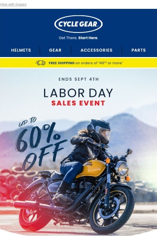 Up To 60% Off! Labor Day Sales Event Is Here